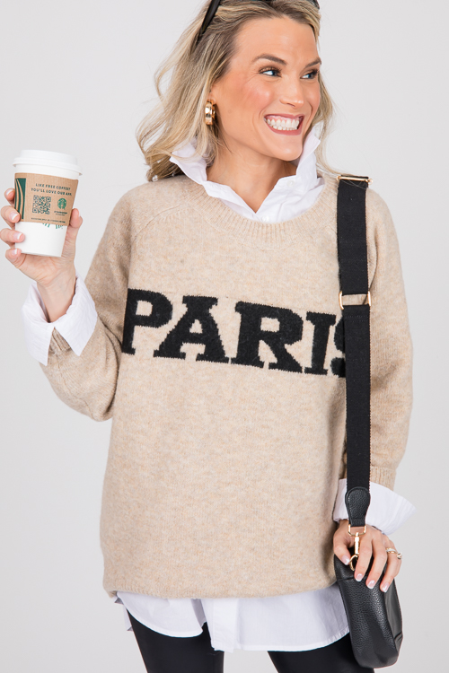 Paris Sweater, Oatmeal