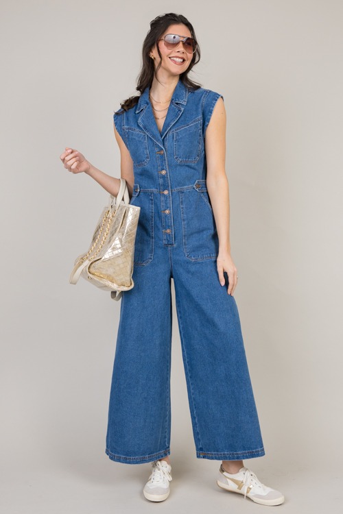 Memphis Denim Jumpsuit, Medium - 0124-3.jpg