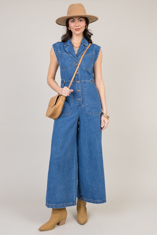 Memphis Denim Jumpsuit, Medium - 0124-4.jpg