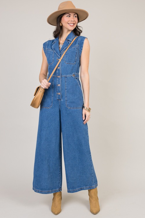 Memphis Denim Jumpsuit, Medium - 0124-5.jpg