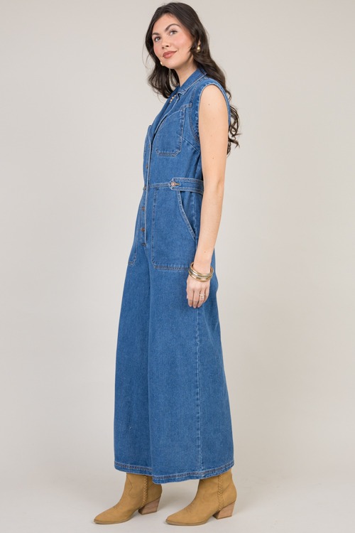 Memphis Denim Jumpsuit, Medium - 0124-6.jpg