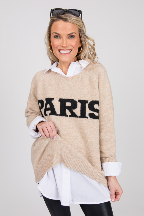 Paris Sweater, Oatmeal