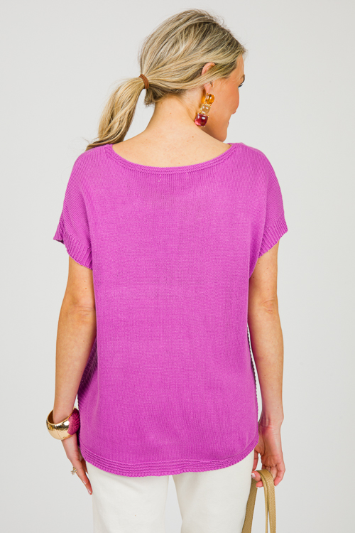 Jenny SS Sweater, Orchid