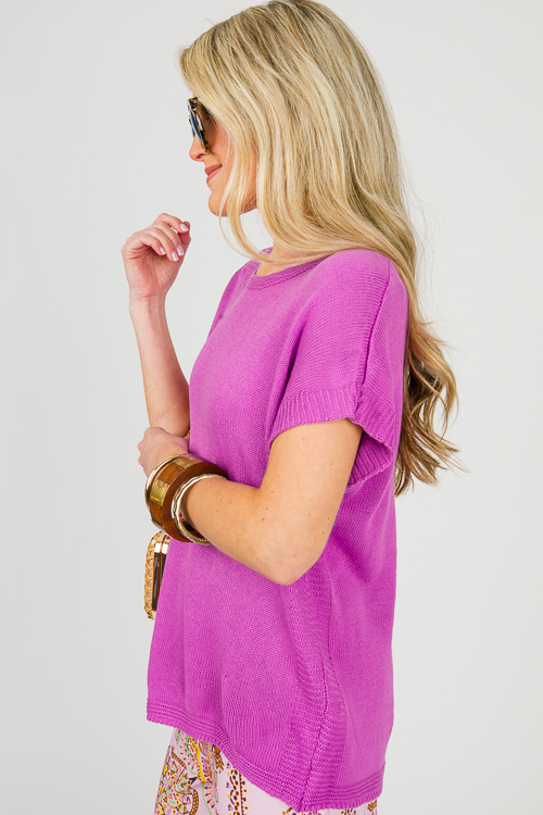 Jenny SS Sweater, Orchid