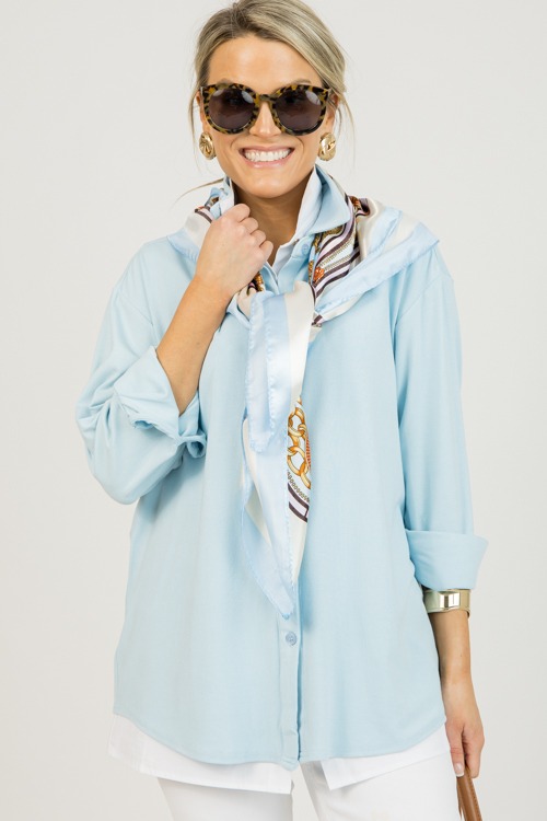 Jersey Knit Button Down, Blue - 0126-26p.jpg