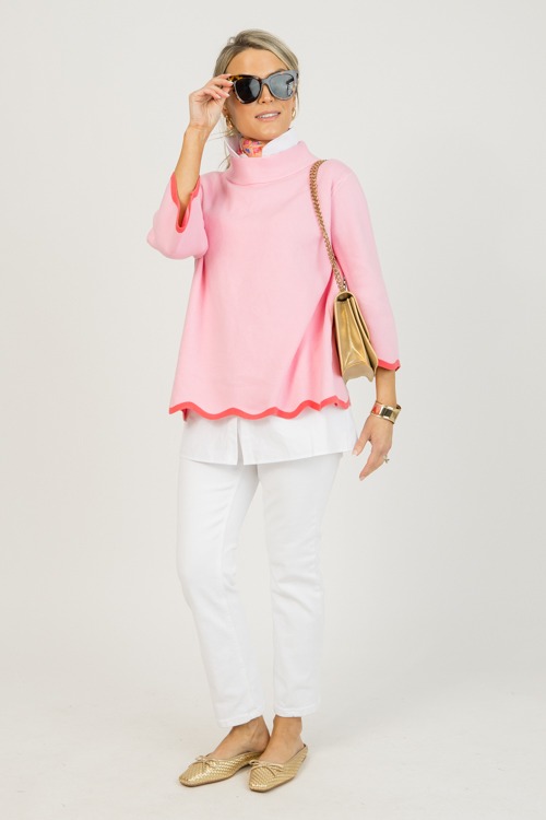 Scallop Contrast Audrey Sweater, Pink - 0126-57.jpg