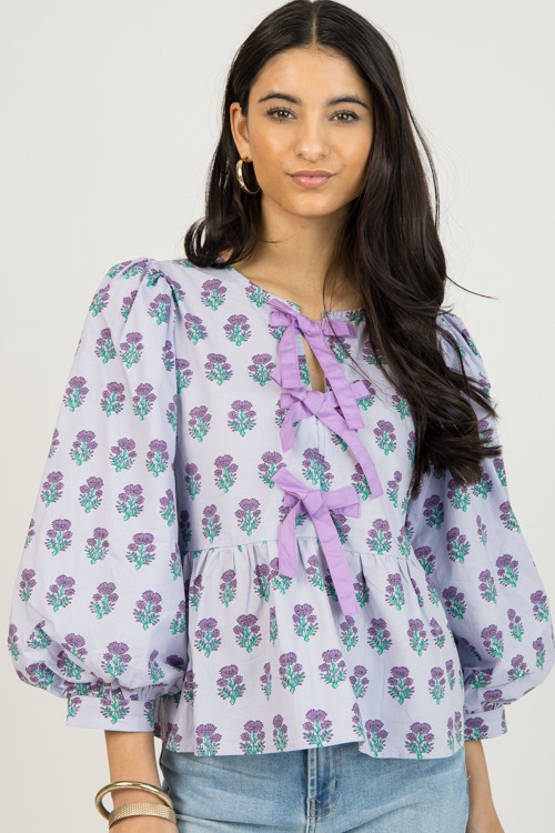 Block Print Bow Top, Lavender - 0126-67p.jpg
