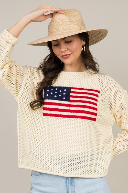 USA Flag Crochet Sweater, Natur - 0127-122.jpg