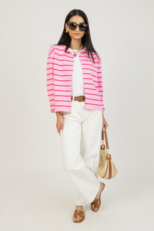 Sweet As A Button Cardi, Pink/Fuchsia - 0127-22.jpg