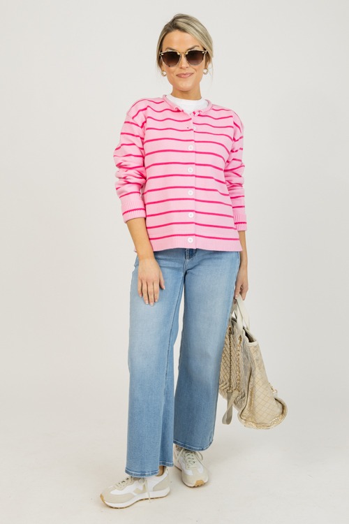 Sweet As A Button Cardi, Pink/Fuchsia - 0127-25.jpg