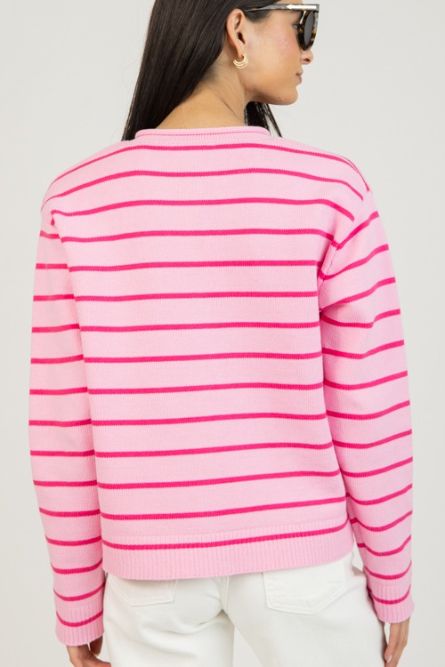 Sweet As A Button Cardi, Pink/Fuchsia - 0127-27.jpg