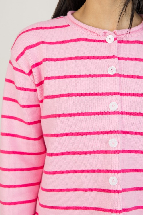 Sweet As A Button Cardi, Pink/Fuchsia - 0127-28.jpg