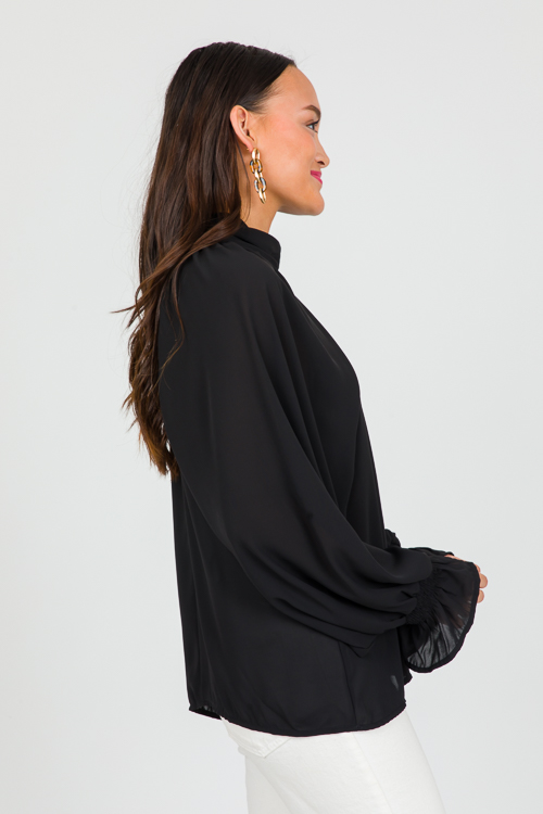 New In Town Blouse, Black