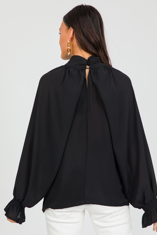 New In Town Blouse, Black