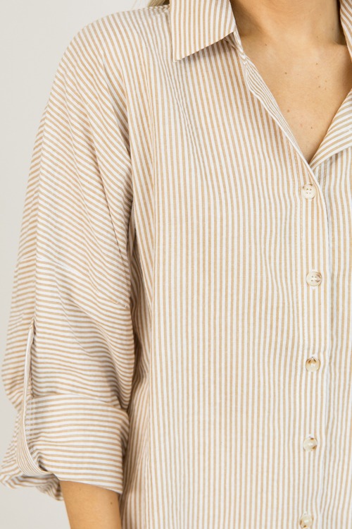 Marti Striped Button Down, Taupe - 0127-95.jpg