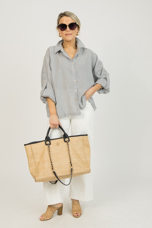 Marti Striped Button Down, Black - 0127-98.jpg