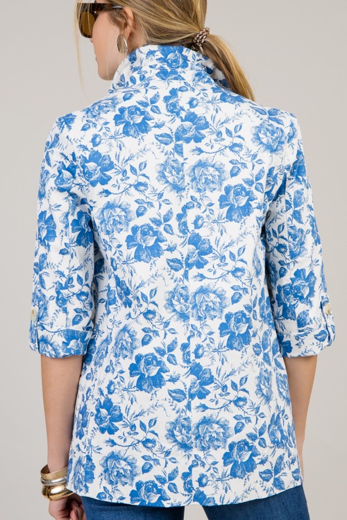 Blue Floral Print Blazer - 0128-35.jpg