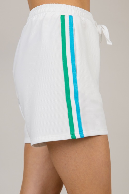 Stripe Trim Shorts Set, Off White - 0128-6.jpg