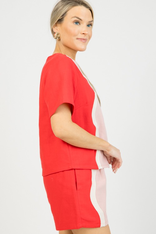 Waverly Shorts Set, Red/Pink - 0128-98.jpg