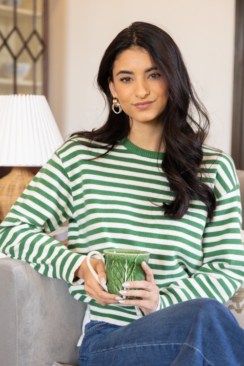 Kinsley Stripe Sweater, Green - 0130-14.jpg