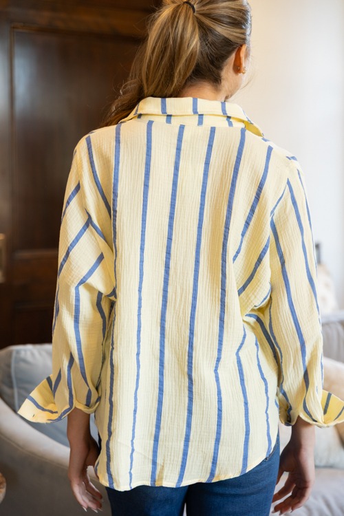 Sadie Gauze Button Down, Butter - 0130-323.jpg