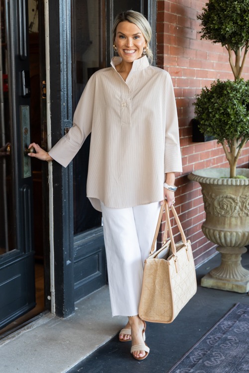 Callie Stripe Tunic, Taupe - 0130-351.jpg