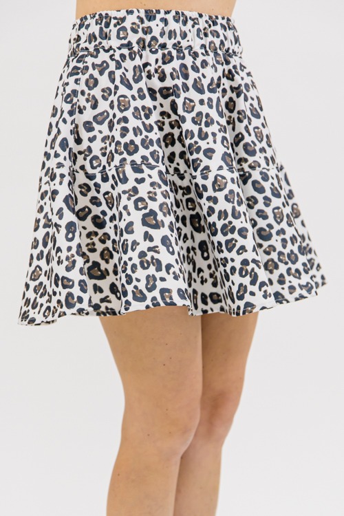 Leopard Pull-On Mini Skirt, White - 0130-42.jpg