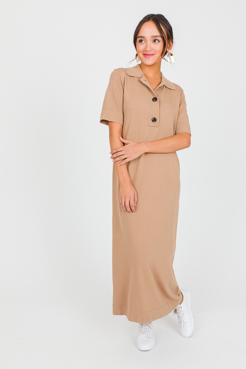 Dress Code Midi, Tan