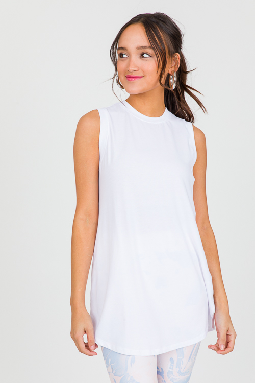 Best Basic Tank, White