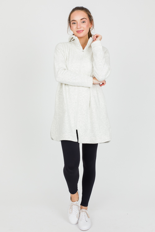 Longline Zip Jacket