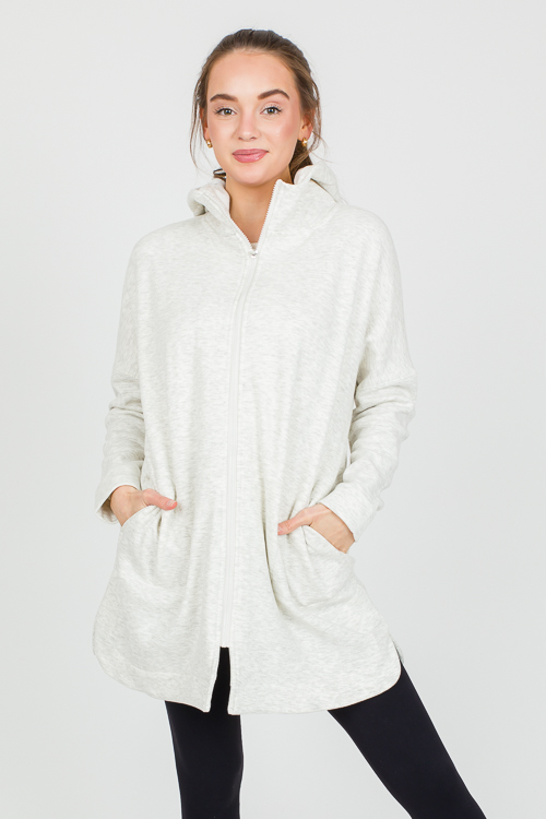 Longline Zip Jacket