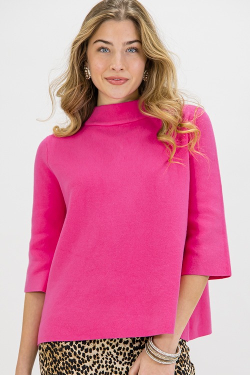 Audrey Sweater, Fuchsia