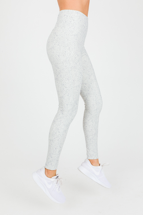Leopard Print Leggings, Sand