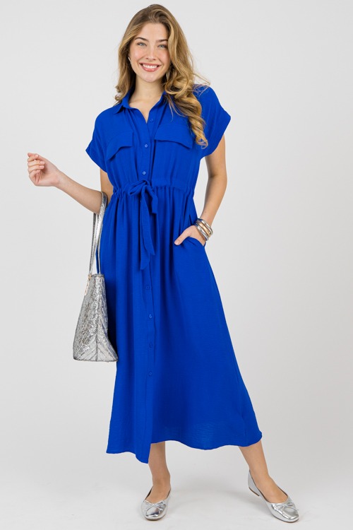 Jasper Draw Waist Maxi, Royal - 0131-4.jpg