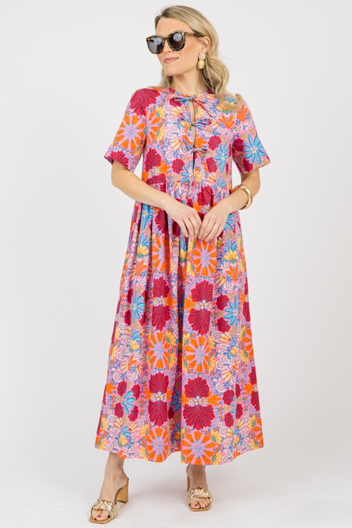 Floral Tie Neck Maxi, Pink Mult - 0131-43.jpg