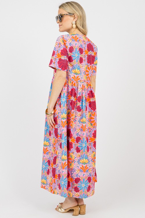 Floral Tie Neck Maxi, Pink Mult - 0131-45.jpg