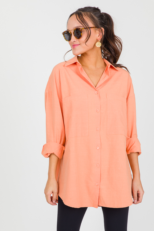 Mikayla Button Down, Ginger
