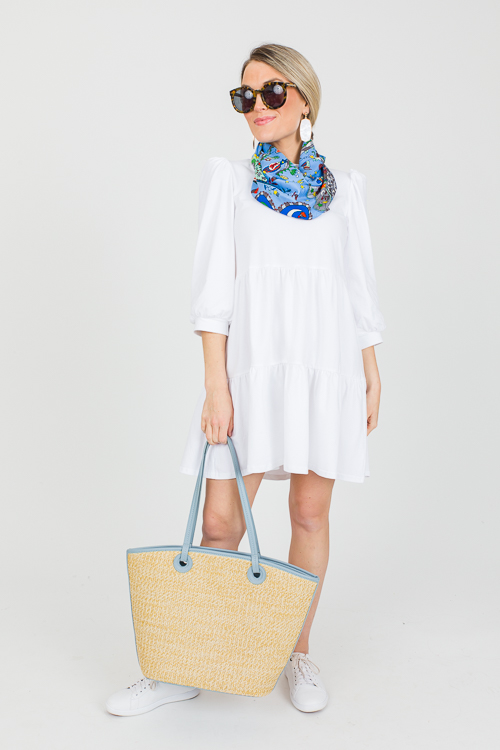 Janine Knit Dress, White