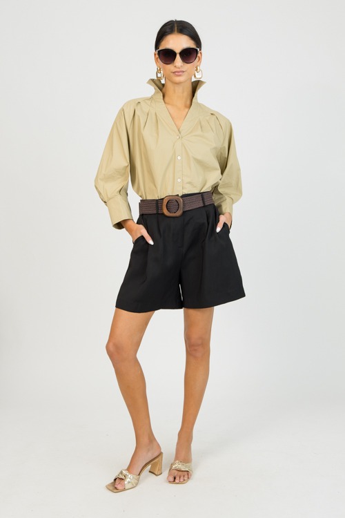 Cam Belted Shorts, Black - 0203-114.jpg