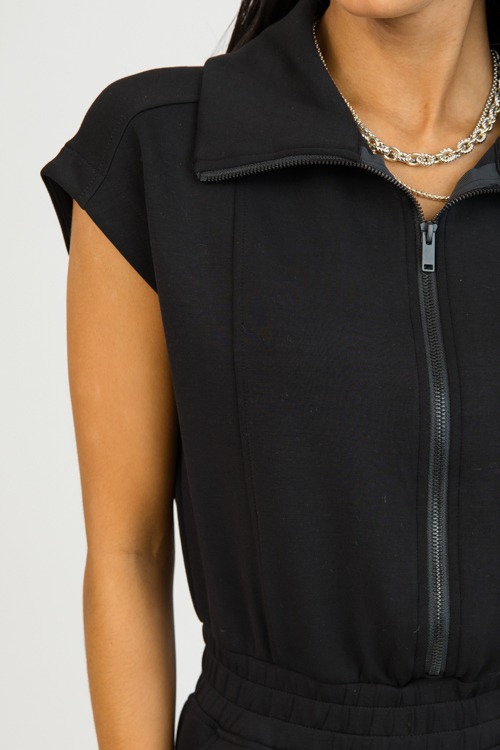 Modal Zip Jumpsuit, Black - 0203-54h.jpg