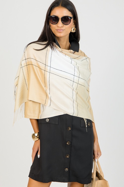 Check Yes Scarf, Beige - 0203-88.jpg