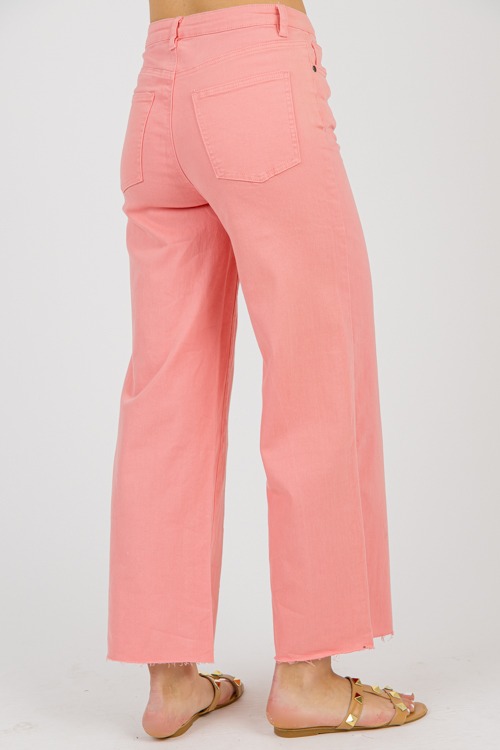 Raw Hem Wide Leg Pants,Peach Bl - 0203-93h.jpg