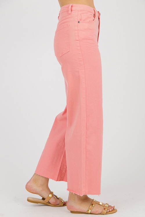 Raw Hem Wide Leg Pants,Peach Bl - 0203-95.jpg