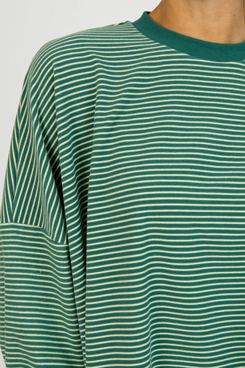 Cozy Fleece Pullover, Green Stripe - 0204-25h.jpg