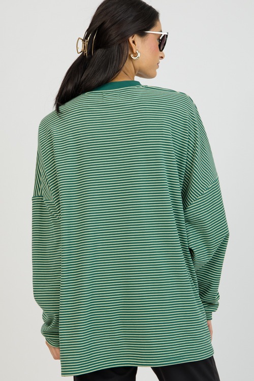Cozy Fleece Pullover, Green Stripe - 0204-31.jpg