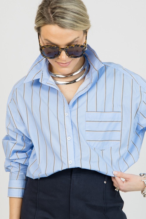 Striped Oxford Shirt, Light Blue - 0204-96p.jpg