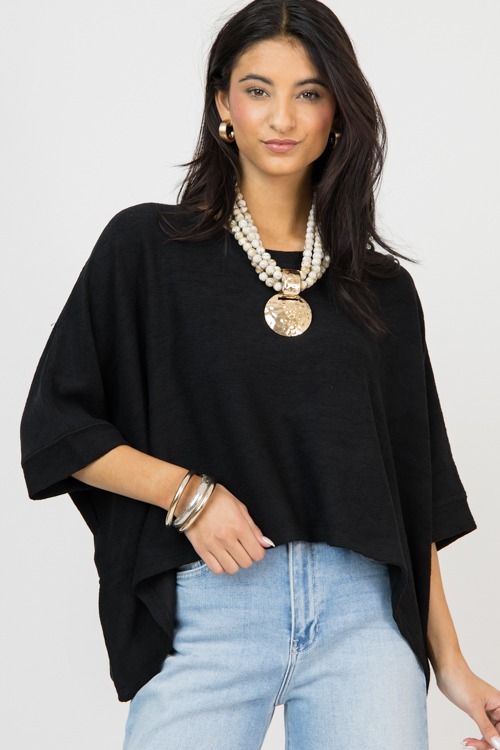 Oversized Knit Top, Black - 0205-100.jpg
