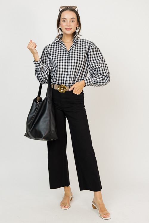 Raw Hem Wide Leg Pants, Black - 0205-28h.jpg