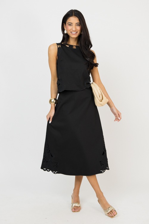 Embroidered Edges Skirt Set, Black - 0205-37.jpg