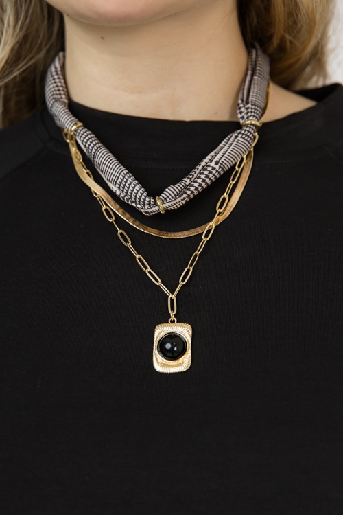 Layered Scarf Necklace, Gld/Blk - 0205-77.jpg